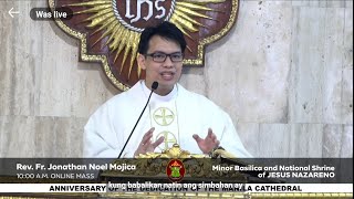 QUIAPO CHURCH LIVE TV MASS TODAY 1000 AM DECEMBER 10 2024 TUESDAY [upl. by Nalehp]