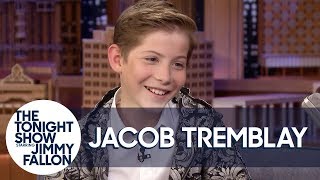 Jacob Tremblay Does His Best Seth Rogen and Arnold Schwarzenegger Impressions [upl. by Leander]