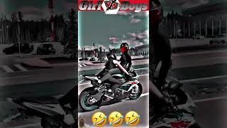 automobile rider girlavsboys attitude bikeridergirl modified girlrider moterbikegirl gta [upl. by Llewol]