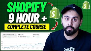 Shopify Full Course  Learn Shopify from Beginner to Advanced Level  9 Hours [upl. by Aiket128]