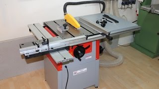 TKS  Tischkreissäge Holzmann TS 250  400 Volt  Unboxing Overview Aufbau Test und Informationen [upl. by Laurice]