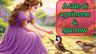 A tale of princess amp sparrow Fairytales gudiya waly cartoon pariyo waly cartoon kids cartoon [upl. by Yetta]