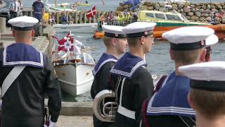 Kongeparrets besøg på Ærø Marstal Havn [upl. by Gris]