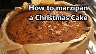 How to make a Christmas Cake Part 2 Marzipan [upl. by Eads]