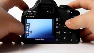 Quick Video settings tutorial Canon EOS 500D [upl. by Citarella]