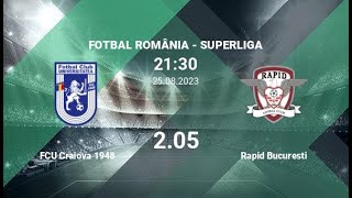 FC „U” Craiova 1948 vs FC Rapid București  Superliga  25082023  COMENTARIU LIVE [upl. by Abbot]