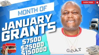 Grants for Month of January 2024 5000 10000 50000 150000 GRANTS amp Startup Grants Apply Now [upl. by Lehcor877]