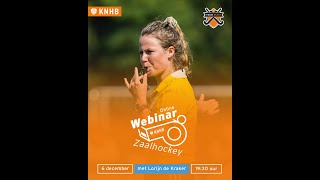 Zaalhockey 20232024 webinar met Lorijn amp Coen [upl. by Mobley828]