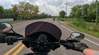 Indian Scout Bobber 60 Harley Davidson Low Rider S 2024 Kawasaki Vulcan S Group Ride 35 [upl. by Lahey]