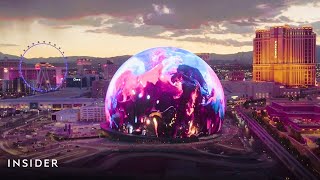 How 12 Million LED Lights Bring Las Vegas Sphere To Life  Insider News [upl. by Silvia]