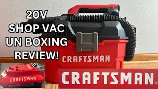 Free Tool Craftsman Shop Vac Vacuum 20V Series Battery Powered Shop Vac  Lowes Ace  Power Tools [upl. by Innor]