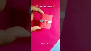 Letter Book❤️ shorts youtubeshorts tiktok art diy papercraft craft [upl. by Yared875]