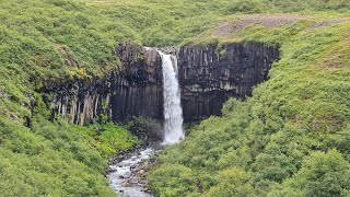 Skaftafelljökull Trail Svartifoss Skaftafell Glacier Vatnajokull National Park Iceland Road Trip [upl. by Enelhtak]