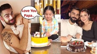 Virat Kohlis Daughter Vamika Kohli Celebrated Dads Birthday With Mummy Anushka Sharma [upl. by Adolph]