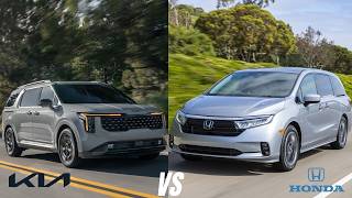 2025 Kia Carnival vs Honda Odyssey Which Minivan Wins [upl. by Aranahs]