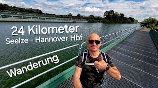 Wanderung am Mittellandkanal  Seelze  Hannover  24 km 🇩🇪👍 [upl. by Hutchins]