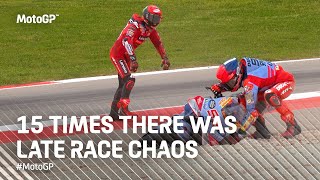 Big drama in the final laps 😱  MotoGP [upl. by Sellig]