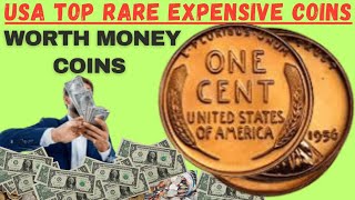 USA COINS WORTH MILLIONS  RARE AND VALUABLE COIN MUST WATCH THE PENNY CAN CHANGE YOUR POCKET MONEY [upl. by Melesa]