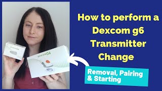 How to perform a Dexcom g6 Transmitter Change  Type 1 Diabetes [upl. by Lemaceon]