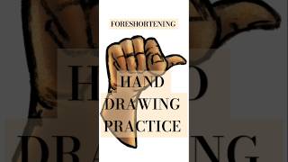 Foreshortening Hand Drawing DigitalArt Perspective Drawing [upl. by Aserehtairam214]