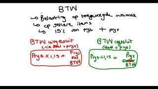 Bereken BTW By die prys ingesluit of uitgesluit Wisk Gelet [upl. by Arahc]