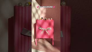 Diy Pen Holder 🎀💕  Home Decor shorts diy art aesthetic decor [upl. by Ahsilat]