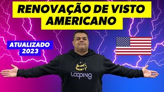 RENOVAÃ‡ÃƒO DE VISTO AMERICANO DE TURISTA  SAIBA TUDO  ATUALIZADO 2023 [upl. by Zack]