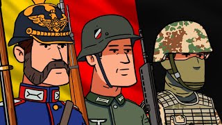 Evolution of German Army Uniforms  Animated History REMASTER IN DESCRIPTION [upl. by Aicenev]