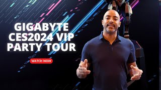 Gigabyte CES 2024 VIP Party Tour [upl. by Ailedua]