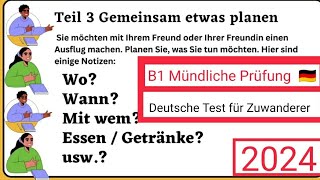 B1 Mündliche Prüfung🇩🇪Gemeinsam etwas planen deutsch deutschlernen learngerman grammatik b1 [upl. by Ddot701]