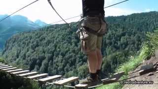 Isidor Klettersteig Grünstein  Hängebrücke  Abenteuer Alpin 2011 Folge 42 [upl. by Akinal]