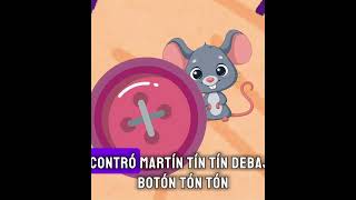 🎶 Debajo de un Botón  Canción Infantil Animada 🐭✨ música para niños pequeños [upl. by Aiva505]