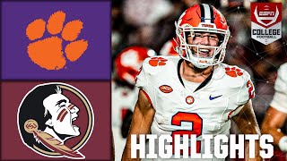 Clemson Tigers vs Florida State Seminoles  Full Game Highlights  ESPN College Football [upl. by Heisser]