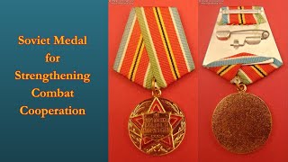 Soviet Medal for Strengthening Combat Cooperation [upl. by Ennovoj]