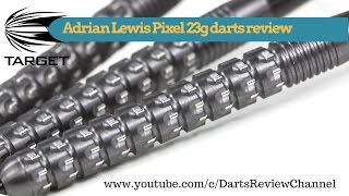 Target Adrian Lewis Pixel Grip 23g darts review [upl. by Assed]