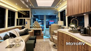 28 Million Marathon Coach 2024 Prevost Conversion Luxury Motorhome [upl. by Adev]