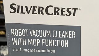 LidlSilvercrest Robot 2 in 1 Vacuum and mop cleanerhow to fill the water tank for mop option [upl. by Ruff356]