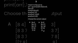 NumPy SplitingSlicing numpytutorial machinelearning trending aritificialintelligence coding [upl. by Ahslek]