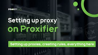 How to set up proxy in Proxifier [upl. by Hayifas]