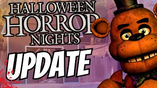 Halloween Horror Nights 2024 Terror Tram Update Five Nights at Freddys Universal Studios Hollywood [upl. by Hasile916]