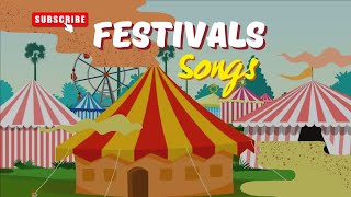 Festivals song  Festival Fun Songs  Learn about Festivals  Baby Songs  Kids Rhymes For Children [upl. by Zink]