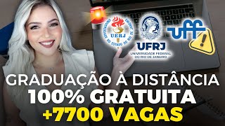 UFRJ UERJ UFF abrem 17 CURSOS de GRADUAÇÃO EAD GRATUITA 😱  CEDERJ  Mari Rel [upl. by Yde660]