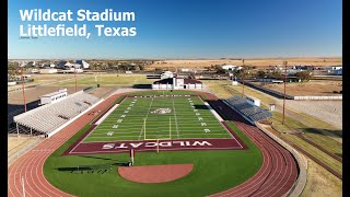 Littlefield ISD Wildcat Stadium with DJI Air 3 [upl. by Ynffit]