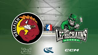 Hellfish v Leprechauns  Div 4  6th November  IceHQ Rec League ice hockey [upl. by Sillaw]