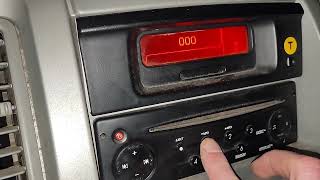 Radio Code  setting the Clock  Renault Trafic Opel Vivaro Nissan Primastar [upl. by Frydman565]