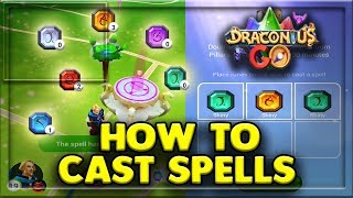 HOW TO CAST SPELLS AND OBTAIN RECIPES  DRACONIUS GO [upl. by Nevar]