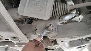 Innova crysta wheel alignment adjustment and camber adjustment how to check castar alignment [upl. by Cornelle]