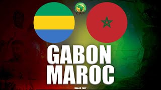 🔴 LIVE  🇬🇦🇲🇦 GABON  MAROC  CAN 2022  Le match de la première place  Le Gabon sans Aubameyang [upl. by Haissi]