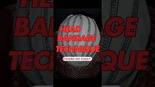 Head bandage technique  capeline by one bandage  shorts bandage firstaid [upl. by Richel]