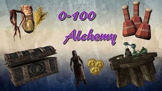 Skyrim How To Get Level 100 Alchemy in UNDER 5 MINUTES [upl. by Asilrac]